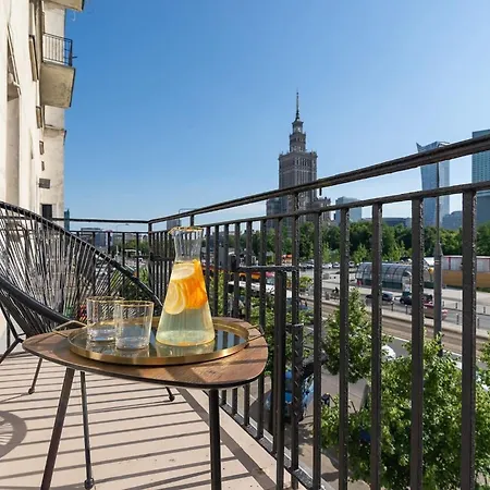 Elegant Apartment In Warsaw Center With A Balcony By Noclegi Renters Warschau